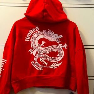 Red Crop Top Jacket~~Used but in perfect condition